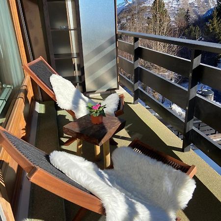 넨다즈 Sunny Swiss Alps Studio By Telecabine 아파트 외부 사진