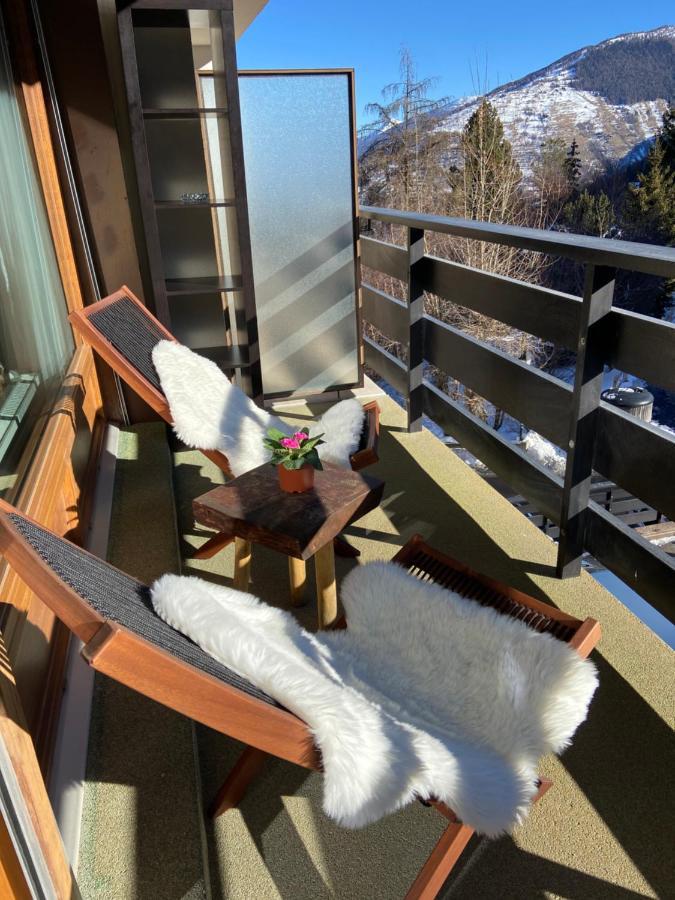넨다즈 Sunny Swiss Alps Studio By Telecabine 아파트 외부 사진